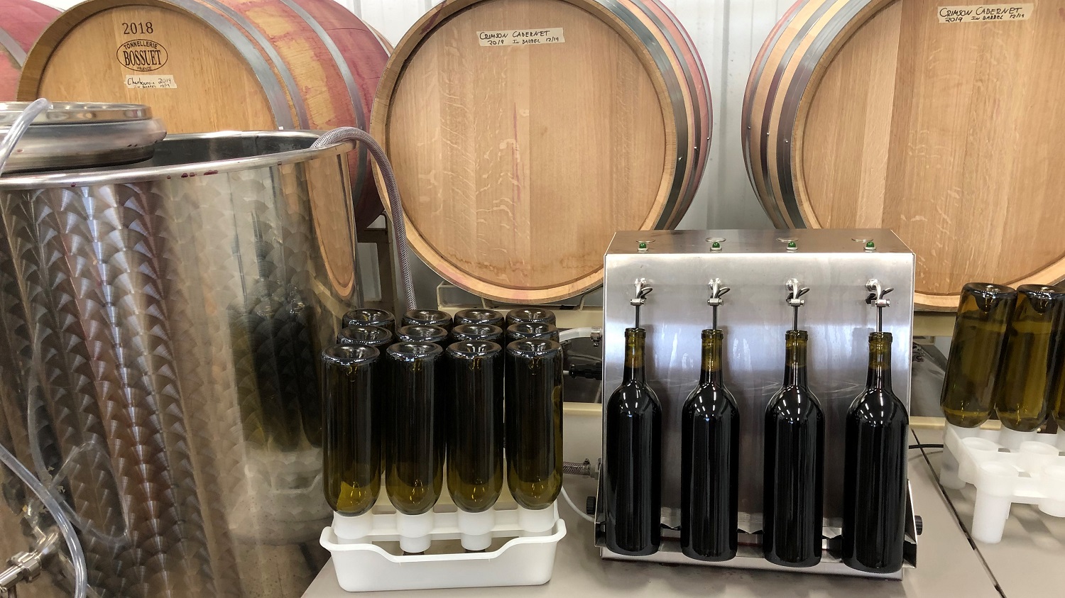 Bottling Finally the wines are clarified, aged, and bottled