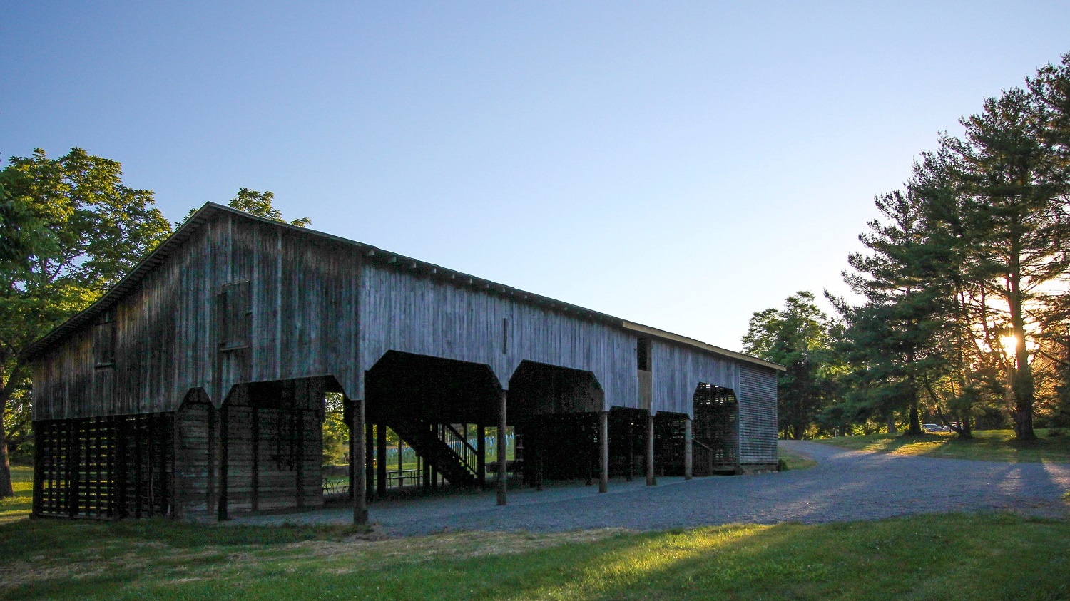 Tasting room barn