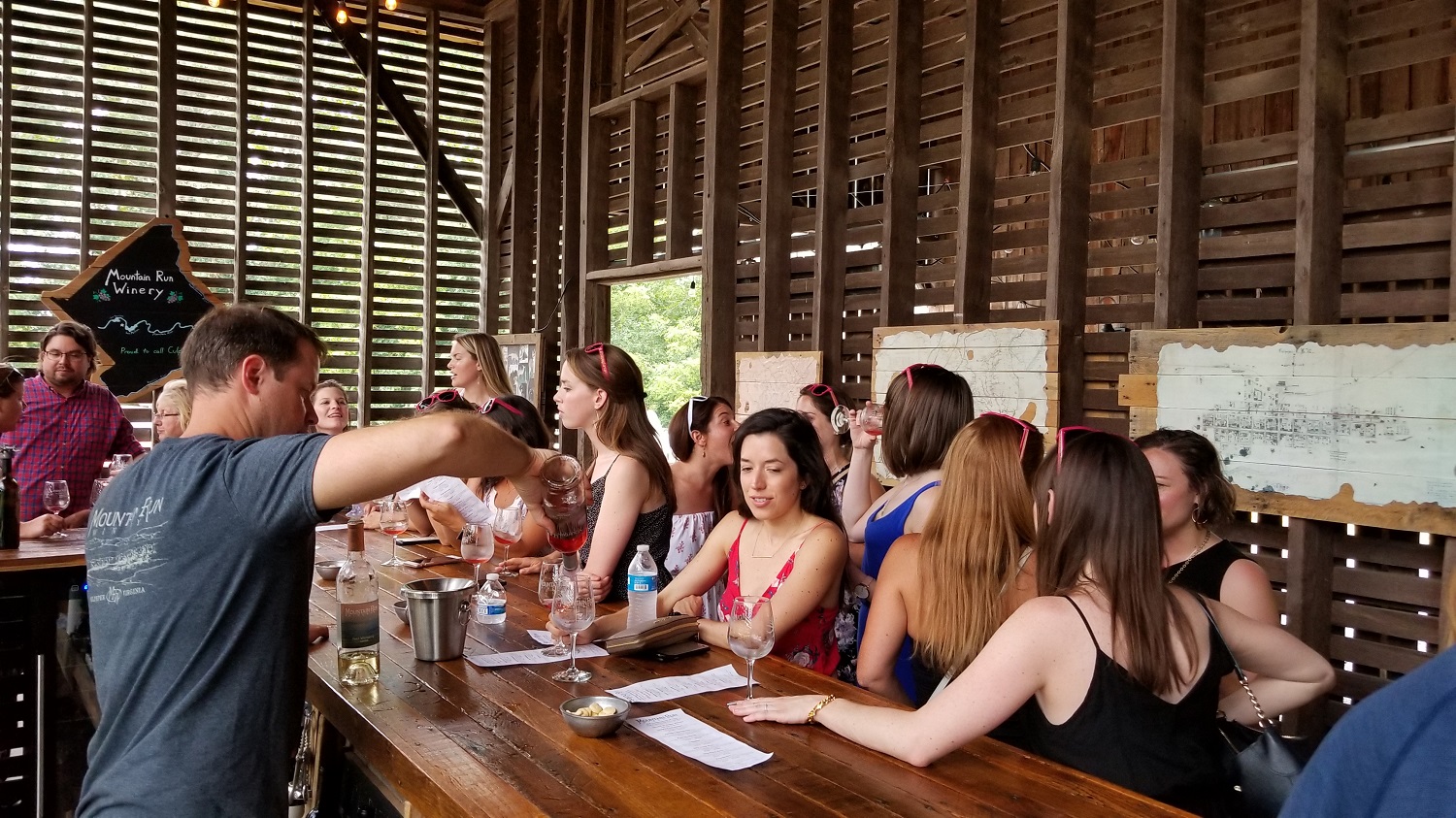 Large group tasting