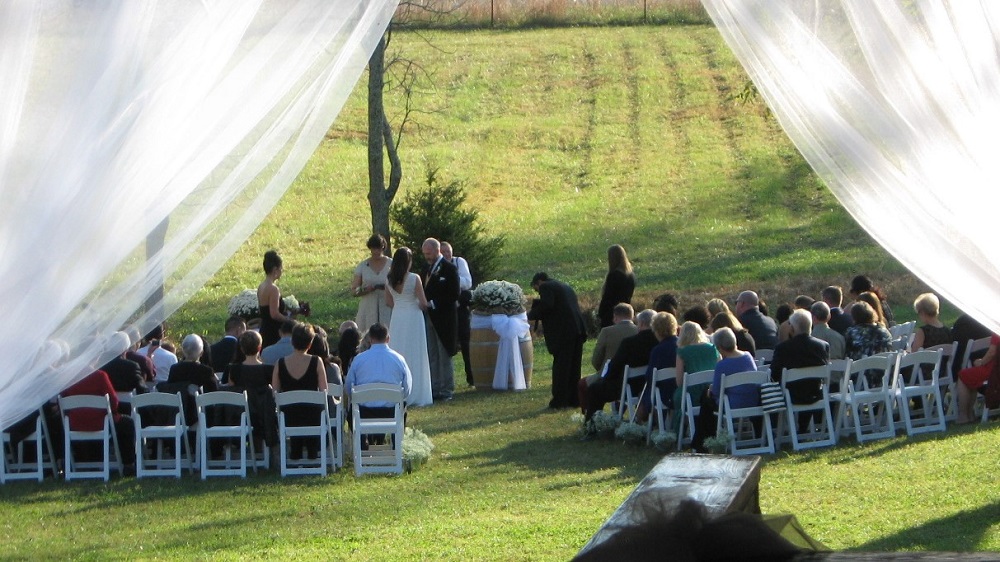 Field Ceremony at Mountain Run Winery