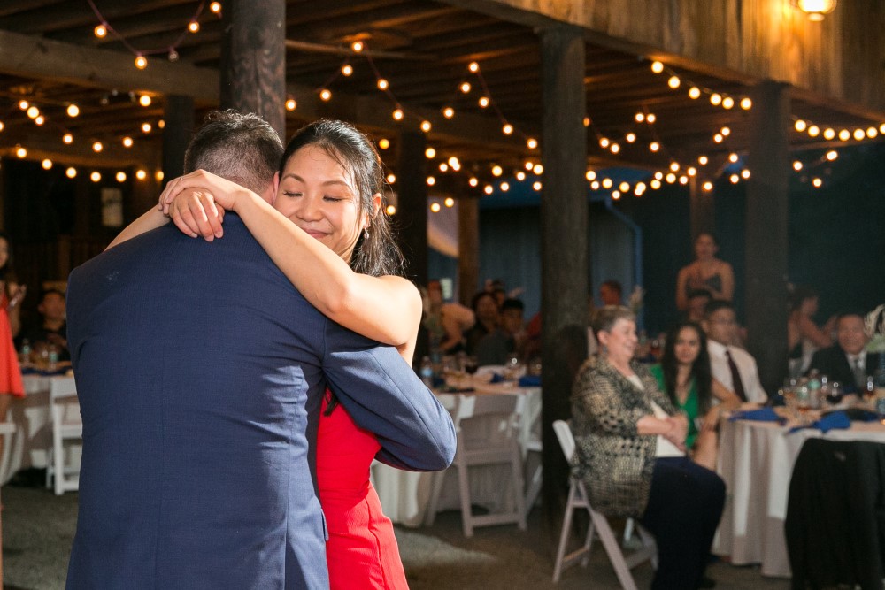 Wedding Look Book at Mountain Run Winery: Bride and groom dancing