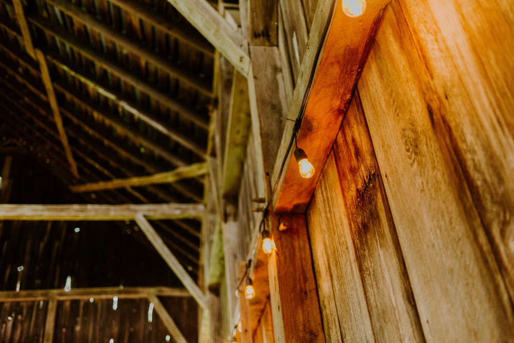 Wedding Look Book at Mountain Run Winery: Couple smiling at camera