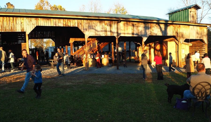 Large party at Mountain Run Winery