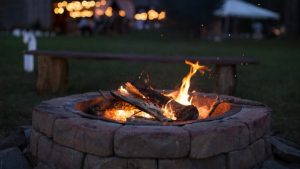 Firepit closeup