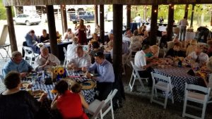 Large party in pole barn