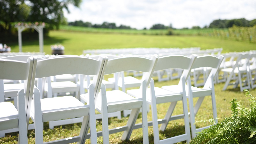 Wedding Ceremony at Mountain Run Winery