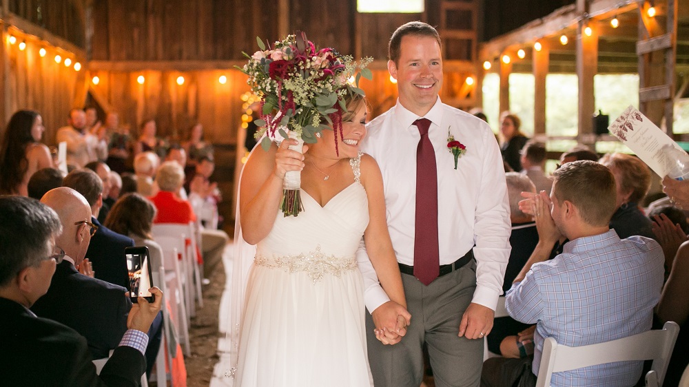 Wedding Ceremony at Mountain Run Winery