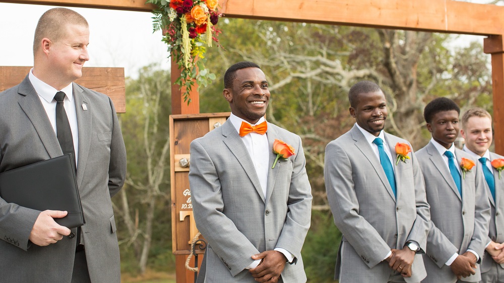 Wedding Ceremony at Mountain Run Winery