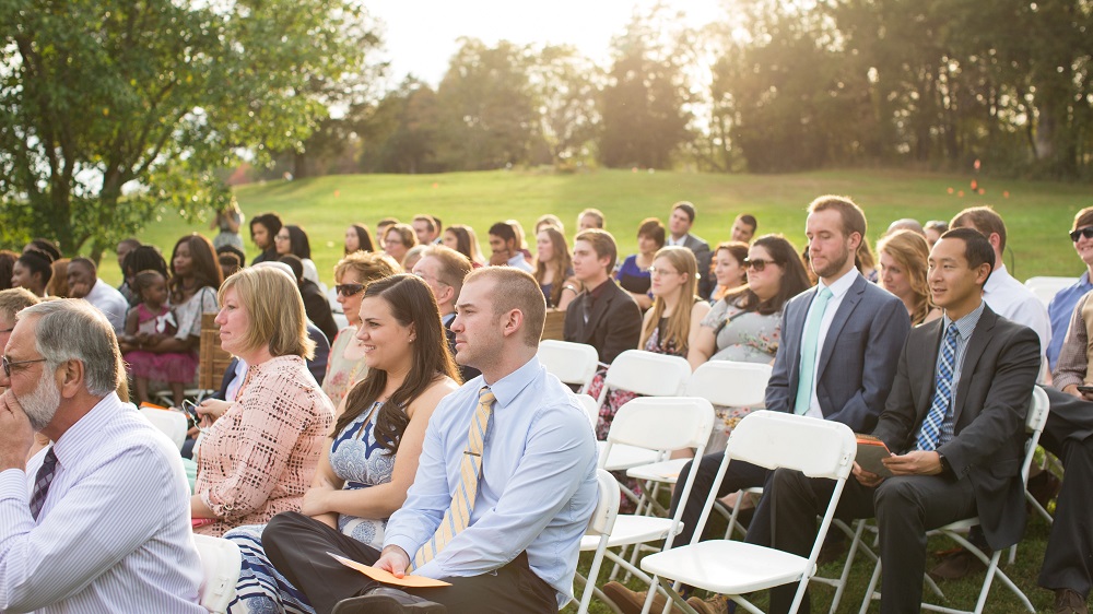 Wedding Ceremony at Mountain Run Winery