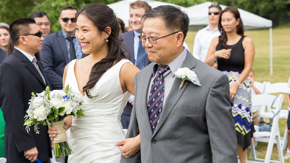 Wedding Ceremony at Mountain Run Winery