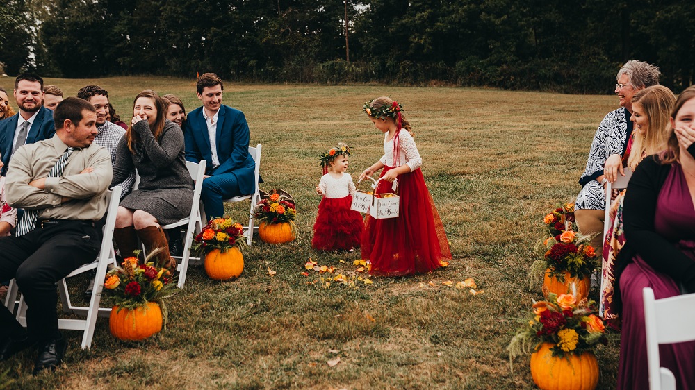 Wedding Ceremony at Mountain Run Winery